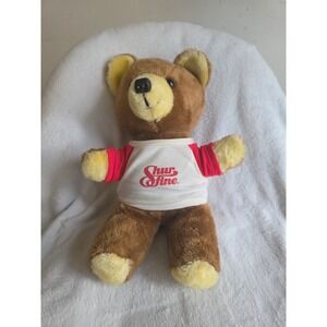 Vintage Scottie Toys Plush Bear with Shurfine Shirt - 1980s Promo Stuffed Animal